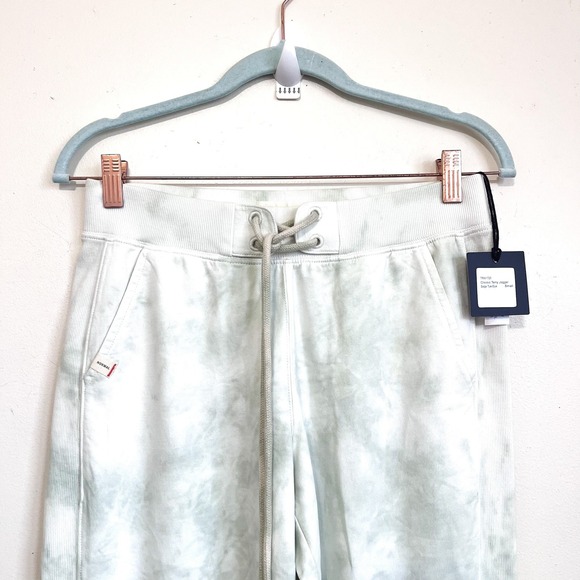 The Normal Brand Mens Classic Terry Jogger Pants Size S Sage Tye Dye Drawstring - Picture 3 of 8